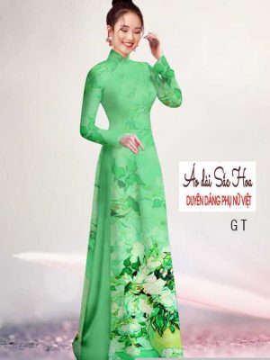 Vải áo dài in hoa 3D mới ra AD H14518 25 1591069066 251 vai ao dai vai ao dai dep ad