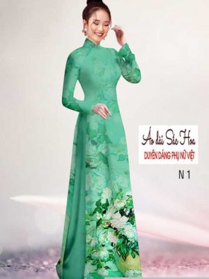 Vải áo dài in hoa 3D mới ra AD H14518 26 1591069066 87 vai ao dai vai ao dai dep ad