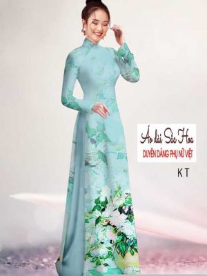Vải áo dài in hoa 3D mới ra AD H14518 27 1591069066 959 vai ao dai vai ao dai dep ad