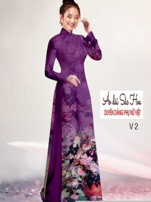 Vải áo dài in hoa 3D mới ra AD H14518 33 1591069067 200 vai ao dai vai ao dai dep ad