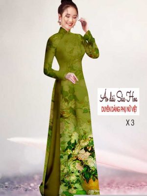 Vải áo dài in hoa 3D mới ra AD H14518 35 1591069068 472 vai ao dai vai ao dai dep ad