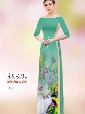 Vải áo dài chim công mới ra AD H14544 26 1591069297 640 vai ao dai vai ao dai dep ad