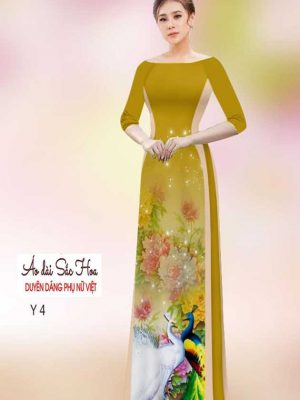 Vải áo dài chim công mới ra AD H14544 29 1591069298 510 vai ao dai vai ao dai dep ad
