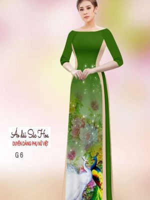 Vải áo dài chim công mới ra AD H14544 33 1591069298 570 vai ao dai vai ao dai dep ad
