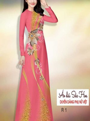 Vải áo dài hoa 3D kiểu mới AD H14484 34 1591069417 929 vai ao dai vai ao dai dep ad