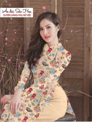 Vải áo dài hoa văn đều mới ra AD T7536 22 1591069717 72 vai ao dai vai ao dai dep ad