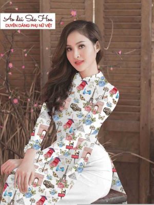 Vải áo dài hoa văn đều mới ra AD T7536 30 1591069718 775 vai ao dai vai ao dai dep ad