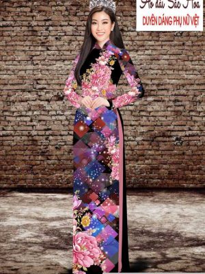 Vải áo dài hoa 3D thiết kế 2020 AD T7534 28 1591069835 82 vai ao dai vai ao dai dep ad
