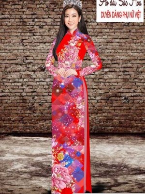Vải áo dài hoa 3D thiết kế 2020 AD T7534 29 1591069836 715 vai ao dai vai ao dai dep ad