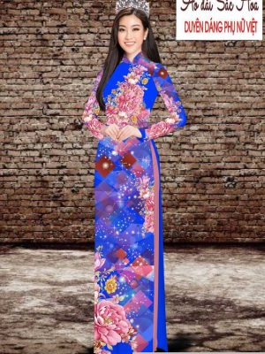 Vải áo dài hoa 3D thiết kế 2020 AD T7534 35 1591069837 901 vai ao dai vai ao dai dep ad
