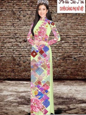 Vải áo dài hoa 3D thiết kế 2020 AD T7534 44 1591069838 420 vai ao dai vai ao dai dep ad