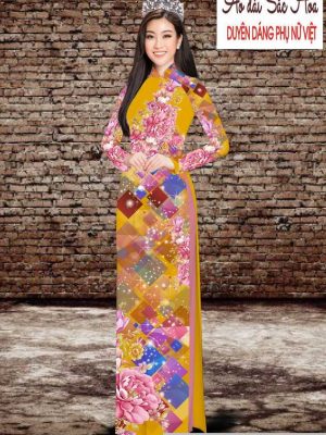 Vải áo dài hoa 3D thiết kế 2020 AD T7534 40 1591069838 8 vai ao dai vai ao dai dep ad