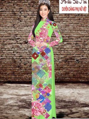 Vải áo dài hoa 3D thiết kế 2020 AD T7534 47 1591069839 890 vai ao dai vai ao dai dep ad