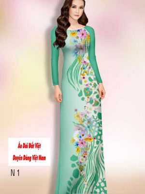 Vải áo dài hoa in 3D mới ra AD H14481 32 1591150774 490 vai ao dai vai ao dai dep ad