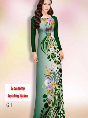 Vải áo dài hoa in 3D mới ra AD H14481 31 1591150774 741 vai ao dai vai ao dai dep ad
