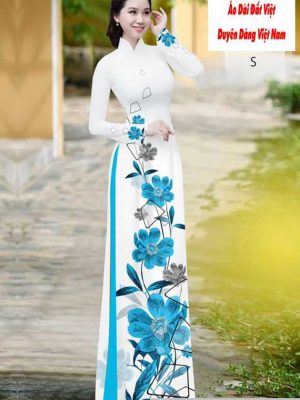 Vải áo dài hoa 3D kiểu mới AD H10605 21 1591150874 617 vai ao dai vai ao dai dep ad