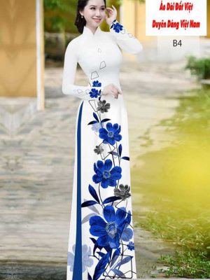 Vải áo dài hoa 3D kiểu mới AD H10605 25 1591150874 659 vai ao dai vai ao dai dep ad