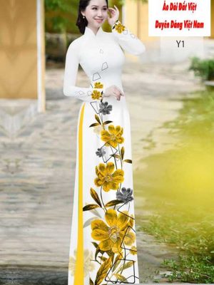 Vải áo dài hoa 3D kiểu mới AD H10605 31 1591150875 801 vai ao dai vai ao dai dep ad