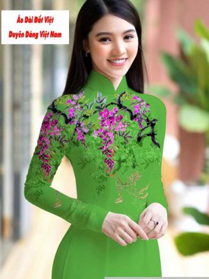 Vải áo dài hoa 3D mới ra AD M7422 38 1591150999 180 vai ao dai vai ao dai dep ad