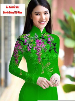 Vải áo dài hoa 3D mới ra AD M7422 43 1591151000 134 vai ao dai vai ao dai dep ad