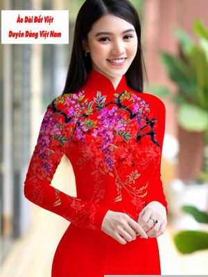 Vải áo dài hoa 3D mới ra AD M7422 41 1591151000 749 vai ao dai vai ao dai dep ad