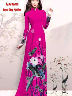 Vải áo dài hoa sen mới ra AD M7416 36 1591151490 514 vai ao dai vai ao dai dep ad