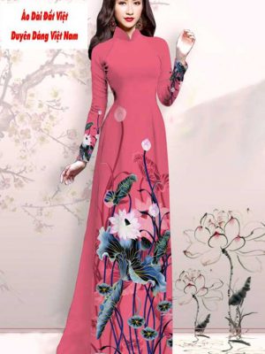 Vải áo dài hoa sen mới ra AD M7416 41 1591151491 346 vai ao dai vai ao dai dep ad