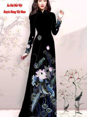 Vải áo dài hoa sen mới ra AD M7416 40 1591151491 826 vai ao dai vai ao dai dep ad