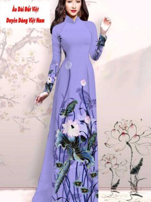 Vải áo dài hoa sen mới ra AD M7416 48 1591151492 13 vai ao dai vai ao dai dep ad