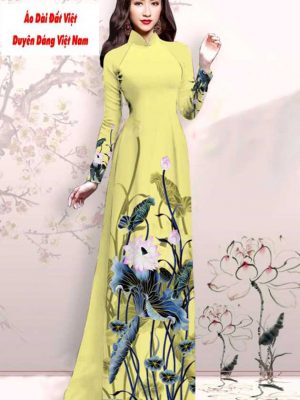 Vải áo dài hoa sen mới ra AD M7416 47 1591151492 671 vai ao dai vai ao dai dep ad