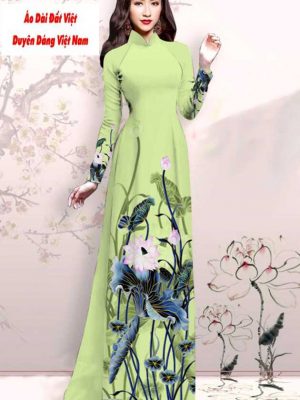 Vải áo dài hoa sen mới ra AD M7416 61 1591151495 319 vai ao dai vai ao dai dep ad