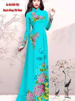 Vải áo dài hoa 3D kiểu mới AD M7414 46 1591151597 107 vai ao dai vai ao dai dep ad