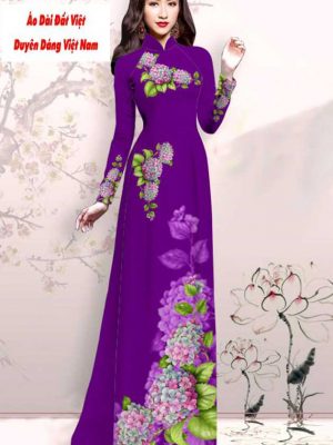 Vải áo dài hoa 3D kiểu mới AD M7414 45 1591151597 38 vai ao dai vai ao dai dep ad