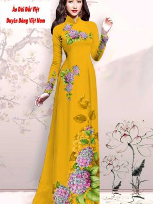 Vải áo dài hoa 3D kiểu mới AD M7414 54 1591151599 199 vai ao dai vai ao dai dep ad