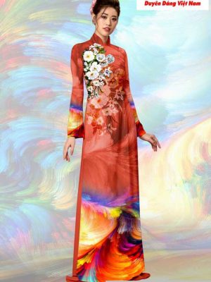 Vải áo dài hoa 3D mới ra AD T7194 25 1591151718 472 vai ao dai vai ao dai dep ad
