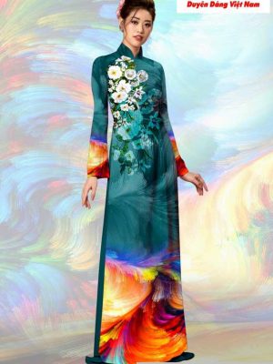 Vải áo dài hoa 3D mới ra AD T7194 21 1591151718 760 vai ao dai vai ao dai dep ad