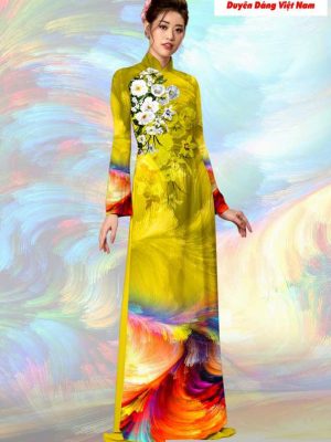 Vải áo dài hoa 3D mới ra AD T7194 27 1591151719 552 vai ao dai vai ao dai dep ad