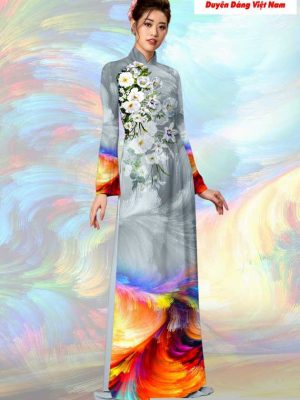 Vải áo dài hoa 3D mới ra AD T7194 29 1591151719 648 vai ao dai vai ao dai dep ad