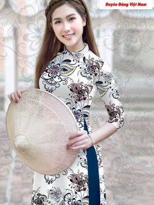 Vải áo dài hoa văn thiết kế 2020 AD T7192 19 1591151844 513 vai ao dai vai ao dai dep ad