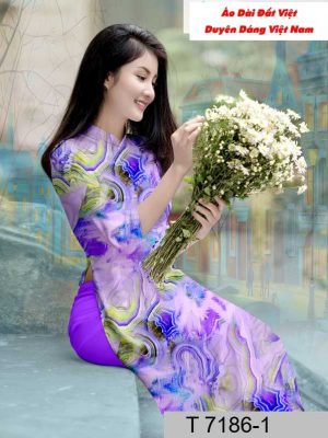 Vải áo dài hoa văn mới ra AD T7186 7 1591152315 559 vai ao dai vai ao dai dep ad