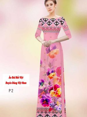 Vải áo dài hoa và hoa văn mới ra AD H14538 24 1591239986 465 vai ao dai vai ao dai dep ad