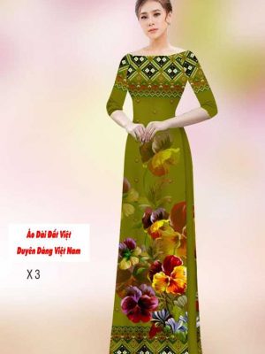 Vải áo dài hoa và hoa văn mới ra AD H14538 25 1591239986 517 vai ao dai vai ao dai dep ad