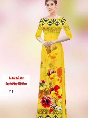 Vải áo dài hoa và hoa văn mới ra AD H14538 27 1591239987 698 vai ao dai vai ao dai dep ad