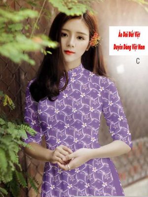 Vải áo dài hoa đều kiểu mới AD H14476 34 1591240106 997 vai ao dai vai ao dai dep ad