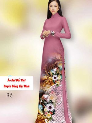 Vải áo dài hoa 3D mới ra AD H14494 21 1591240224 485 vai ao dai vai ao dai dep ad