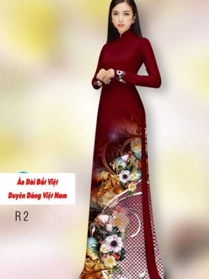 Vải áo dài hoa 3D mới ra AD H14494 23 1591240224 751 vai ao dai vai ao dai dep ad