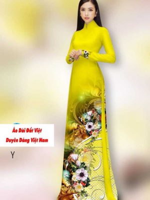 Vải áo dài hoa 3D mới ra AD H14494 27 1591240225 681 vai ao dai vai ao dai dep ad