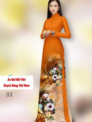 Vải áo dài hoa 3D mới ra AD H14494 29 1591240225 754 vai ao dai vai ao dai dep ad
