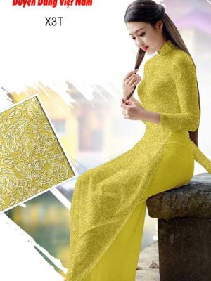 Vải áo dài hoa đều mới ra AD H11328 22 1591240344 391 vai ao dai vai ao dai dep ad