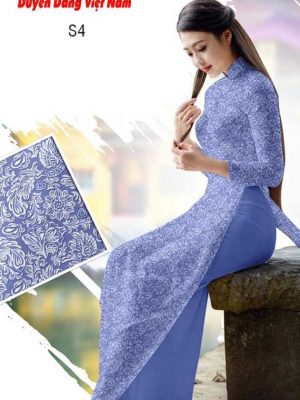 Vải áo dài hoa đều mới ra AD H11328 23 1591240344 670 vai ao dai vai ao dai dep ad